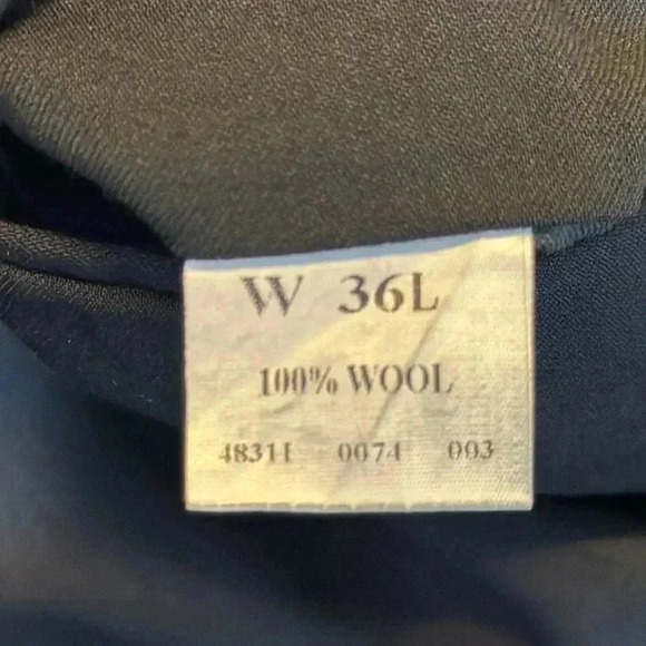 Joseph A Banks Men’s Pleated Wool Dress Pants 36L - Picture 7 of 7